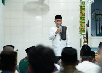 Wali Kota Palu Memberikan Tausiyah di Masjid Jami’ Al-Mujahidin Kelurahan Silae