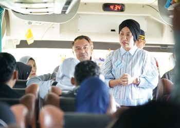 Wawali Palu Menyambut Kedatangan Peserta Program Mudik Gratis Tahun 2025 Dari Kota Makassar