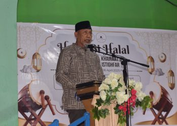 Asisten Pemerintahan dan Kesra Hadiri Halal Bihalal  Masjid Siraajul Khairat dan Masjid Jami’ Al-istighfar