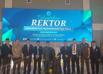 Asisten Pemerintahan dan Kesra Hadiri Acara Pelantikan Rektor Universitas Muhammadiyah Palu