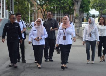 Sekda Irmayanti Sidak OPD Kota Palu Pasca Libur Idul Fitri 1446 H