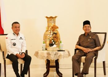 Wali Kota Palu Hadianto Rasyid Menerima Kunker Anggota DPR RI Longki Djanggola
