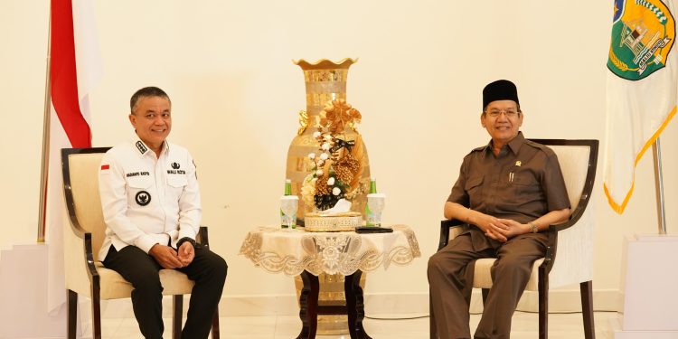 Wali Kota Palu Hadianto Rasyid Menerima Kunker Anggota DPR RI Longki Djanggola