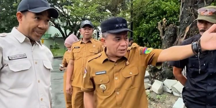 Wali Kota dan Wakil Wali Kota Palu Tinjau Langsung Pembangunan Infrastruktur