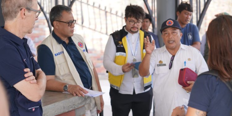 Presly Tampubolon Dampingi Delegasi Kedubes Swiss Kunjungi Kawasan Huntap Talise