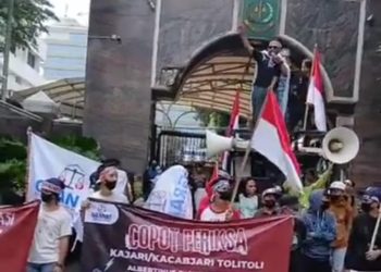 Granat Geruduk Kantor Kejagung dan KPK RI, Tuntut Usut Dugaan Pemerasan Kajari Tolitoli