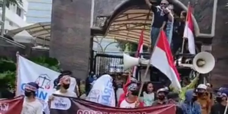 Granat Geruduk Kantor Kejagung dan KPK RI, Tuntut Usut Dugaan Pemerasan Kajari Tolitoli