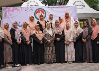 Sekda Irmayanti Hadiri Halal Bihalal Keluarga Besar DWP Kota Palu