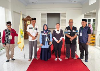 Imelda Liliana Muhidin Melepas Keberangkatan 172 CJH Kota Palu Kloter 8 ke Embarkasi Balikpapan