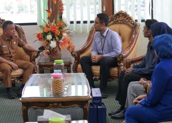 Wali Kota Palu Menerima Kunjungan GM Garuda Indonesia Palu