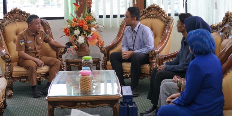 Wali Kota Palu Menerima Kunjungan GM Garuda Indonesia Palu