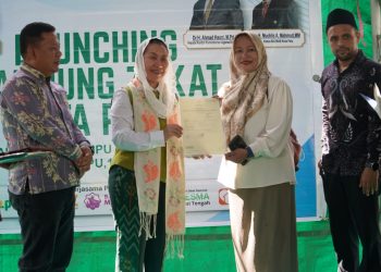 Wawali Imelda Secara Resmi Melaunching Kampung Zakat Kota Palu di Kelurahan Watusampu
