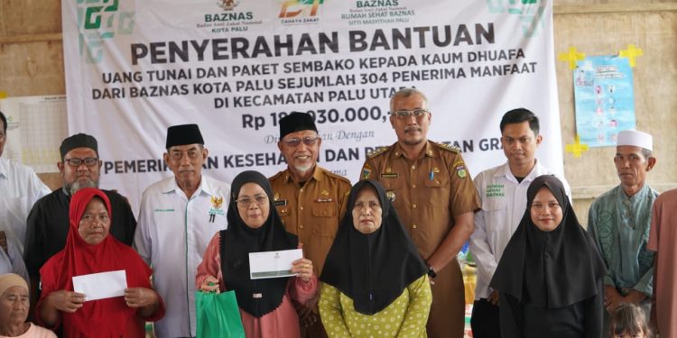 Kolaborasi Pemkot dan Baznas Kota Palu Salurkan ZIS Kepada Masyarakat