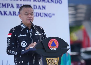 Peringatan HKBN 2025, Wali Kota Palu Membuka Pelaksanaan Simulasi Kesiapsiagaan Bencana