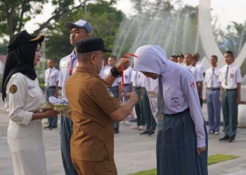 Upacara Pembukaan Pelatihan Calon Paskibraka Kota Palu Tahun 2025, Wali Kota Pastikan Proses Seleksi Tanpa Intervensi dan Transparan