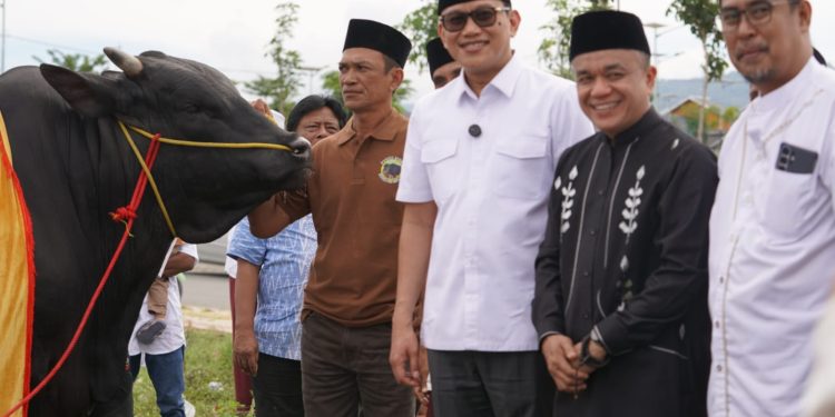 Wali Kota Hadianto Terima Bantua Hewan Qurban dari Presiden Prabowo Untuk Warga Huntap Petobo