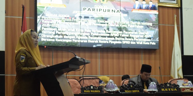 Wawali Imelda Hadiri Rapar Paripurna APBD 2024 dan RPJMD 2025-2029 DPRD Kota Palu : Apresiasi Sinergi Tata Kelolah Pemerintahan Transparan