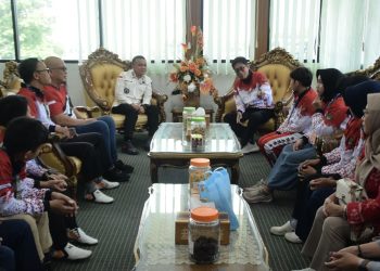 Wali Kota Terima Audiensi Atlet Kyorugi Taekwondo Club Kota Palu