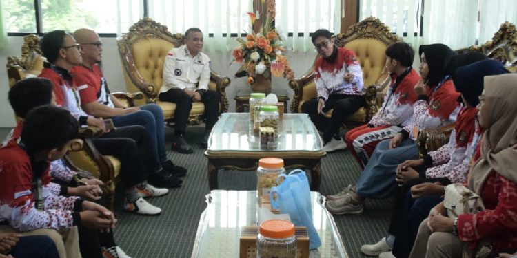 Wali Kota Terima Audiensi Atlet Kyorugi Taekwondo Club Kota Palu