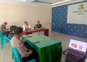 Persiapan Giat Palaka Wira Fest 2025, Komandan Danpom XIII/2 Pimpin Rapat Rekayasa Lalu Lintas