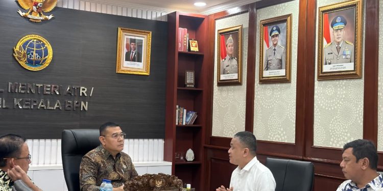 Wali Kota Palu Lakukan Kunjungan ke Kementerian ATR/BPN RI Bahas Persoalan Lahan Eks HGB