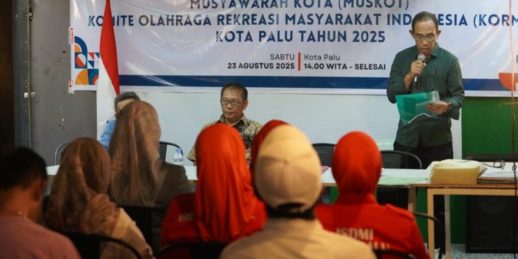 Kadispora Secara Resmi Membuka Muskot KORMI Kota Palu Tahun 2025