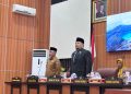 Asisten I Setda Kota Palu Hadiri Rapat Paripurna DPRD Pembahasan Ranperda Kode Etik dan Tata Beracara Badan Kehormatan