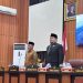 Asisten I Setda Kota Palu Hadiri Rapat Paripurna DPRD Pembahasan Ranperda Kode Etik dan Tata Beracara Badan Kehormatan