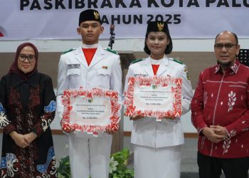 Sekda Irmayanti Hadiri Ramah Tamah Anggota Paskibraka Kota Palu