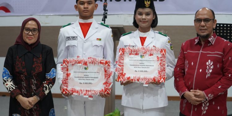 Sekda Irmayanti Hadiri Ramah Tamah Anggota Paskibraka Kota Palu