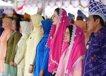 Sekda Irmayanti Hadiri Upacara Peringatan HUT Ke-73 Kabupaten Donggala