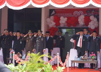 Asisten I Setda Kota Palu Hadiri Upacara Peringatan Hari Pengayoman ke-80  