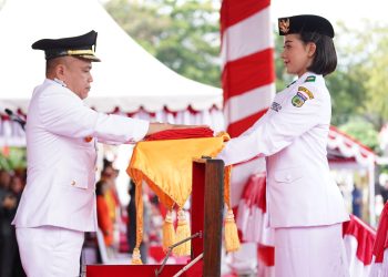 Berlansung Khidmat dan Penuh Semangat Kebangsaan, Wali Kota Palu Pimpin Upacara HUT Ke-80 Proklamasi Kemerdekaan RI