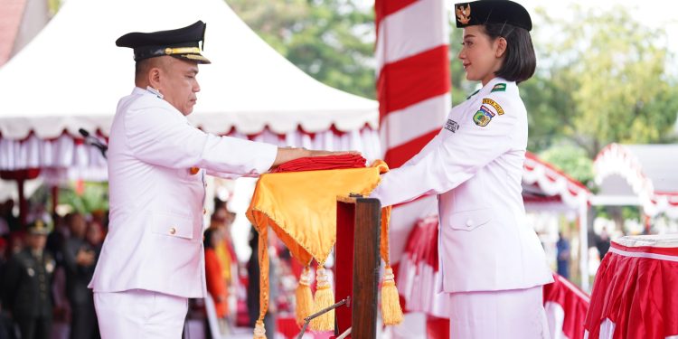 Berlansung Khidmat dan Penuh Semangat Kebangsaan, Wali Kota Palu Pimpin Upacara HUT Ke-80 Proklamasi Kemerdekaan RI