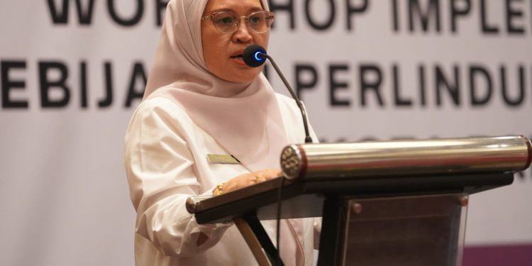 Sekda Irmayanti Secara Resmi Membuka Workshop Implementasi Kebijakan Perlindungan Anak