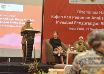 Sekda Irmayanti Membuka Kegiatan Diseminasi Hasil Kajian dan Pedoman Analisis Biaya Manfaat Investasi Pengurangan Risiko Bencana
