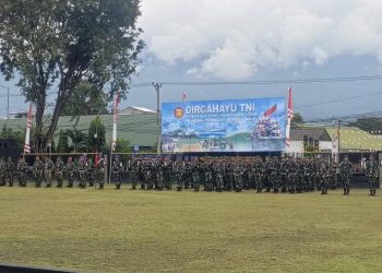 KODAM XXIII/Palaka Wira Gelar Gladi Upacara HUT TNI Ke-80, Palaka Wira Fest 2025 Siap Digelar