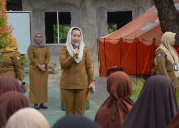 Wawali Imelda Buka Kegiatan Edukasi Simulasi Bencana di SD Negeri Lasoani