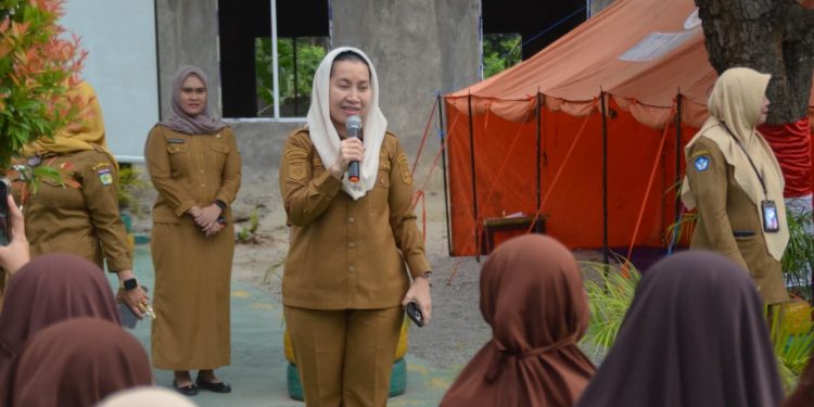 Wawali Imelda Buka Kegiatan Edukasi Simulasi Bencana di SD Negeri Lasoani
