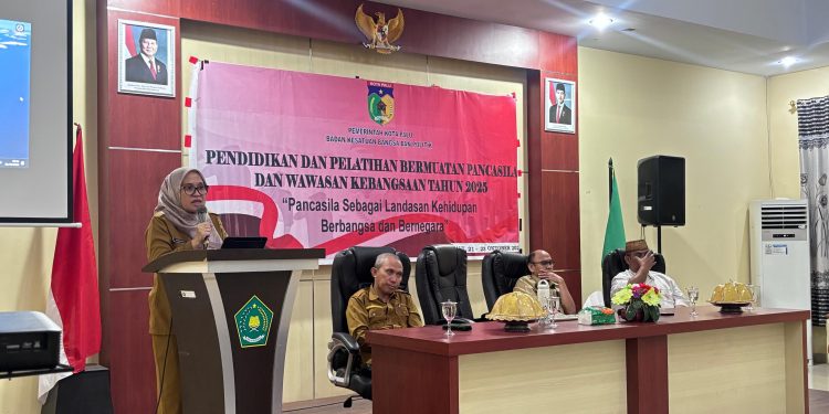 Sekda Kota Palu Buka Kegiatan Pendidikan dan Pelatihan Bermuatan Pancasila dan Wawasan Kebangsaan Tahun 2025