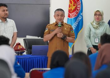 Wali Kota Palu Menjadi Narasumber Pada Pelatihan Program Tukar Ilmu Mengajar Mahasiswa