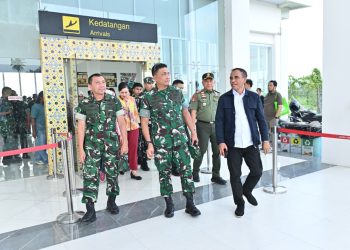 Gubernur Sulteng dan Pangdam XXIII/Palaka Wira Tiba di Morowali, Hadiri HUT ke-12 Kabupaten Morowali Utara