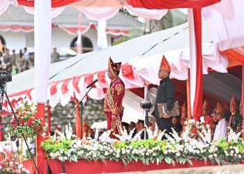 Gubernur Anwar Hafid Pimpin Upacara HUT ke-12 Kabupaten Morowali Utara: “Bersatu dalam Harmoni untuk Maju Bersama”