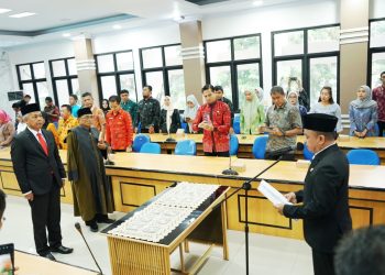 Wali Kota Palu Lantik Drs. Arfan Sebagai Staf Ahli Bidang Infrastruktur dan Lingkungan Setda Kota Palu