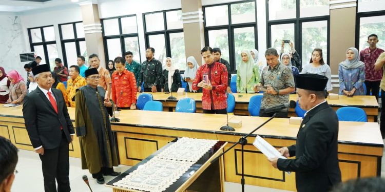 Wali Kota Palu Lantik Drs. Arfan Sebagai Staf Ahli Bidang Infrastruktur dan Lingkungan Setda Kota Palu