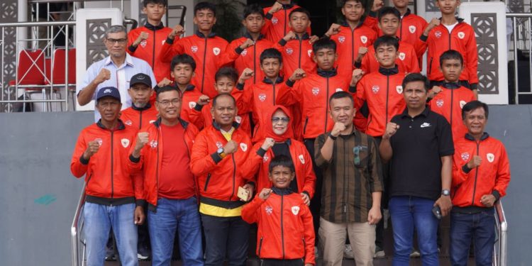 Tim SSB Selection Palu Siap Berlaga di Kejuaraan Sepak Bola Internasional Singa Cup, Ini Harapan Wali Kota Palu