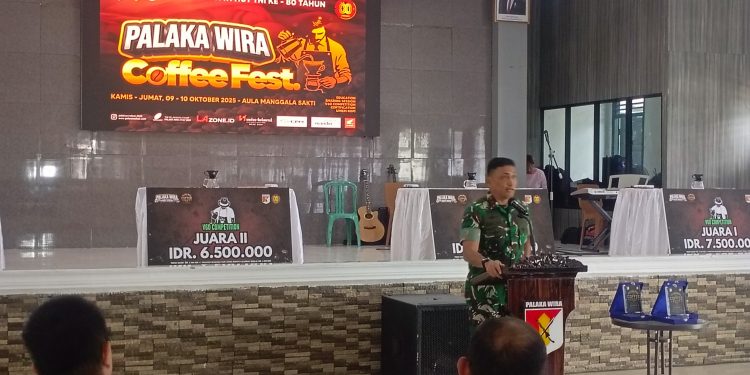 Pangdam XXIII/Palaka Wira Hadiri Pembukaan Coffee Fest 2025
