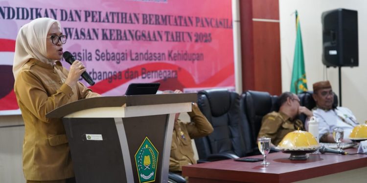 Sekda Kota Palu Secara Resmi Membuka Pendidikan dan Pelatihan Bermuatan Pancasila