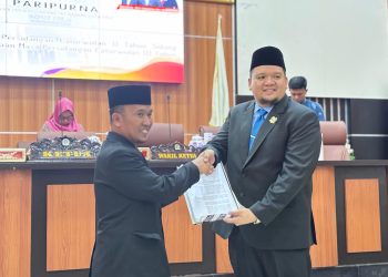 Plt. Asisten Perekonomian dan Pembangunan Hadiri Rapat Paripurna DPRD Kota Palu