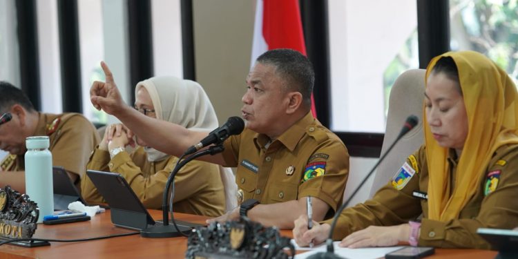 Wali Kota dan Wawali Pimpin Rapat Penanganan Stunting Di Kota Palu